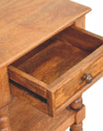 Spindle Bedside Table