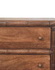 Bamboo Carved 3-Drawer Chest