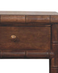 Bamboo Carved Bedside Table