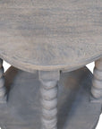 Spindle Washed Round Table