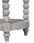 Spindle Washed Round Table