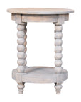 Spindle Washed Round Table