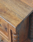 Spindle Amber Bedside
