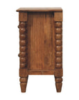 Spindle Amber Bedside