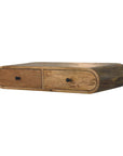 Curved 2 Drawer Wall Console