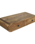 Curved 2 Drawer Wall Console