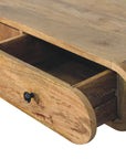 Curved 2 Drawer Wall Console