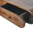 Sculpted 2 Drawer Wall Console