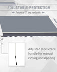 Aosom 8.2ft x 6.6ft Retractable Awning Sunshade Shelter Canopy for Patio Outdoor Deck, image 19