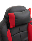 Aosom Ergonomic Swivel Recliner Height Adjustable Racing Office Gaming Chair in Faux Leather, image 5