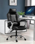 Aosom Ergonomic Swivel Recliner Height Adjustable Racing Office Gaming Chair in Faux Leather, image 6