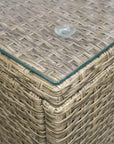 Aosom 6 Piece Outdoor Patio Rattan Wicker Modular Sectional Sofa Set with Coffee Table, image 26