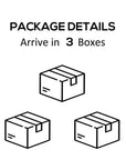 Aosom 7 Piece Outdoor Patio Rattan Wicker Modular U Shaped Sectional Sofa Set with Coffee Table, image 41