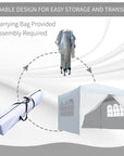 Aosom 10ft x 10ft Gazebo Canopy Portable Outdoor Folding Pop Up Tent, image 4
