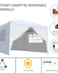 Aosom 10ft x 10ft Gazebo Canopy Portable Outdoor Folding Pop Up Tent, image 3
