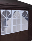 Aosom 10ft x 10ft Gazebo Canopy Portable Outdoor Folding Pop Up Tent, image 16