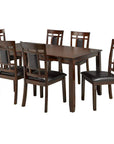 Brassex Inc. Kitimat 7 Piece Dining Set, image 2