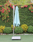 CIEUX Provence Patio Cantilever Umbrella with Marble Base on Castors, image 3