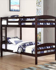 IFDC Kelowna Twin over Twin Wooden Bunk Bed, image 1