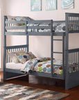 IFDC Mission Twin over Twin Wooden Bunk Bed, image 1