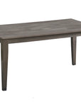 IFDC Kimberley 7 Piece Antique Grey Rectangular Dining Room Furniture Set, image 5