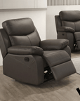 Levoluxe Aveon 38.5" Pillow Top Arm Reclining Chair in Leather Match, image 8