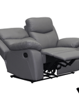 Levoluxe Aveon 62" Pillow Top Arm Reclining Loveseat in Leather Match, image 5