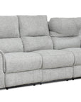 Levoluxe Sentinel 87.8" Power Reclining Sofa with Power Headrest in Tweed Ash Fabric, image 4