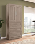 Modubox Pur 36W Wardrobe with 3 Drawers, image 24