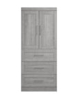 Modubox Pur 36W Wardrobe with 3 Drawers, image 10