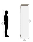 Modubox Orion 20"W Narrow Shelving Unit, image 11