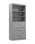 Modubox Pur 36” Storage Unit with 3 Drawers, image 8