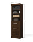 Modubox Pur 25” Storage Unit with 3 Drawers, image 4