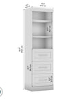 Modubox Pur 25” Storage Unit with 3 Drawers, image 29