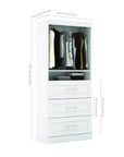 Modubox Pur 36” Storage Unit with 3 Drawers, image 4