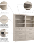 Modubox Pur 72” Closet Organizer, image 26