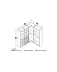 Modubox Pur 83W Walk In Closet Organizer, image 3