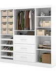 Modubox Pur 86“ Closet Organizer with Storage Cubbies, image 12