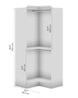 Modubox Versatile 36” Corner Closet Organizer, image 8