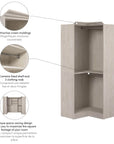 Modubox Versatile 36” Corner Closet Organizer, image 13