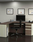 Modubox Prestige+ L Shaped Desk with Pedestal, image 1