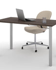 Modubox Universel 24“ x 48“ Table Desk with Square Metal Legs, image 7