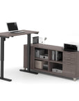 Modubox Pro Linea 2 Piece Set Including a Standing Desk and a Credenza, image 4