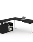 Modubox Viva 2 Piece Set Including an L Shaped Standing Desk and a Credenza, image 3