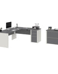 Modubox Connexion 2 Piece Set Including an L Shaped Desk and a Lateral File Cabinet, image 12