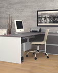 Modubox Connexion L Shaped Desk with Lateral File Cabinet, image 9