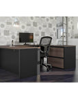 Modubox Connexion U Shaped Executive Desk with Lateral File Cabinet, image 1