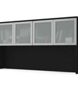 Modubox Pro Concept Plus Desk Hutch with Frosted Glass Doors, image 3