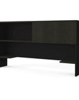Modubox Pro Concept Plus Desk Hutch with Sliding Door Deep Grey & Black, image 1