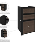 Modubox Connexion L Shaped Desk with Pedestal, image 2